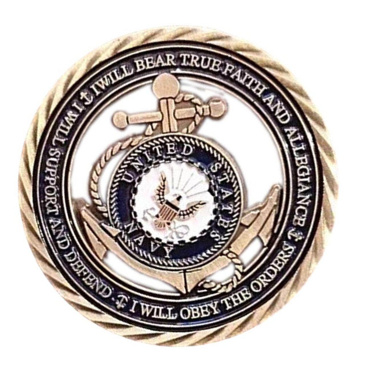 Navigating Excellence The Us Navy Core Values And Their Commemorative Coin