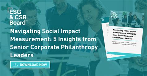 Navigating Social Impact Measurement 5 Insights From Senior Corporate