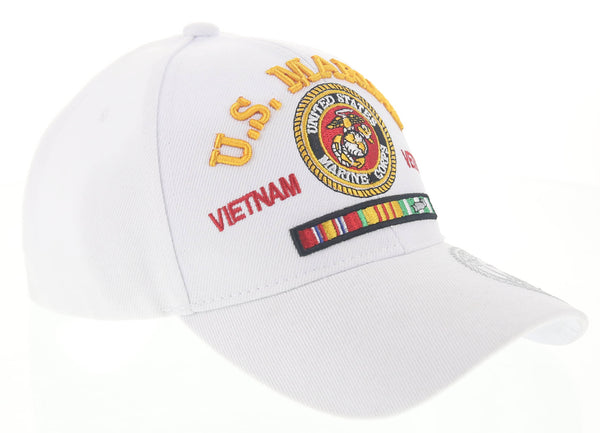 New Us Marine Corps Vietnam Veteran Usmc Side Round Ball Cap Hat Gree