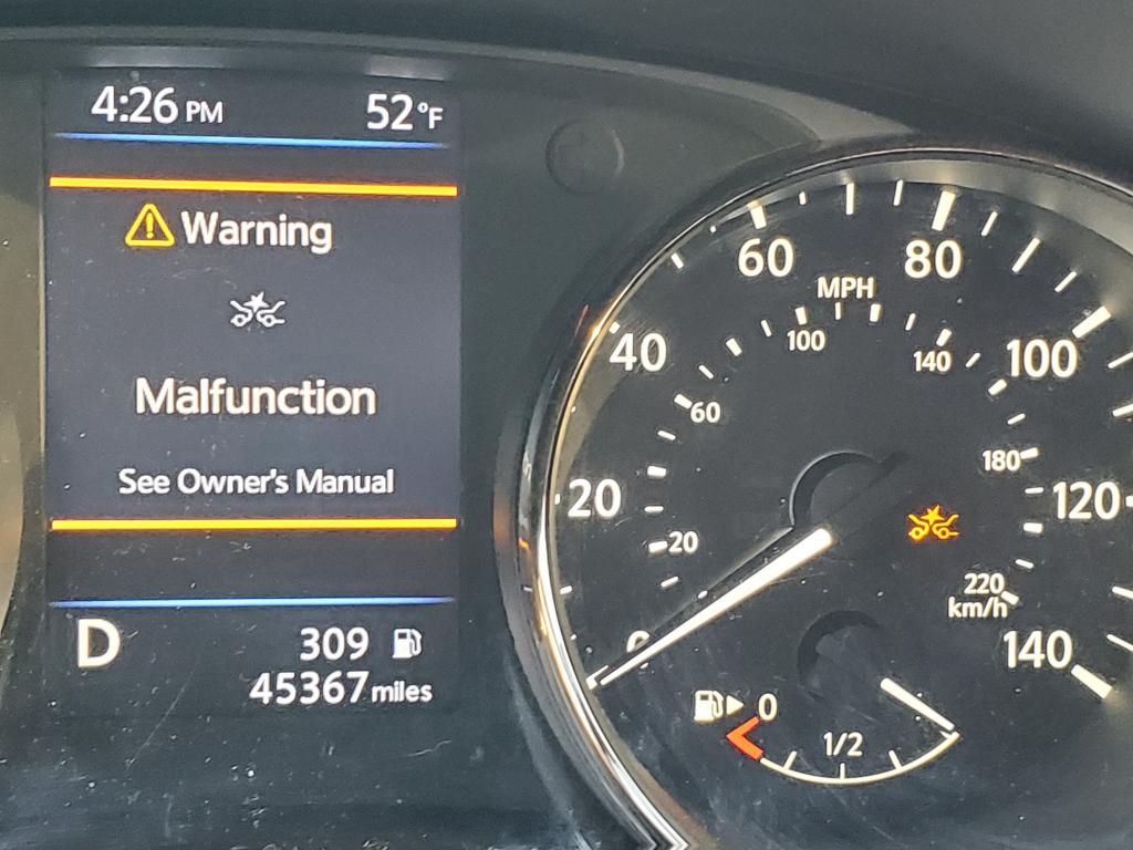 Nissan Rogue Warning Malfunction