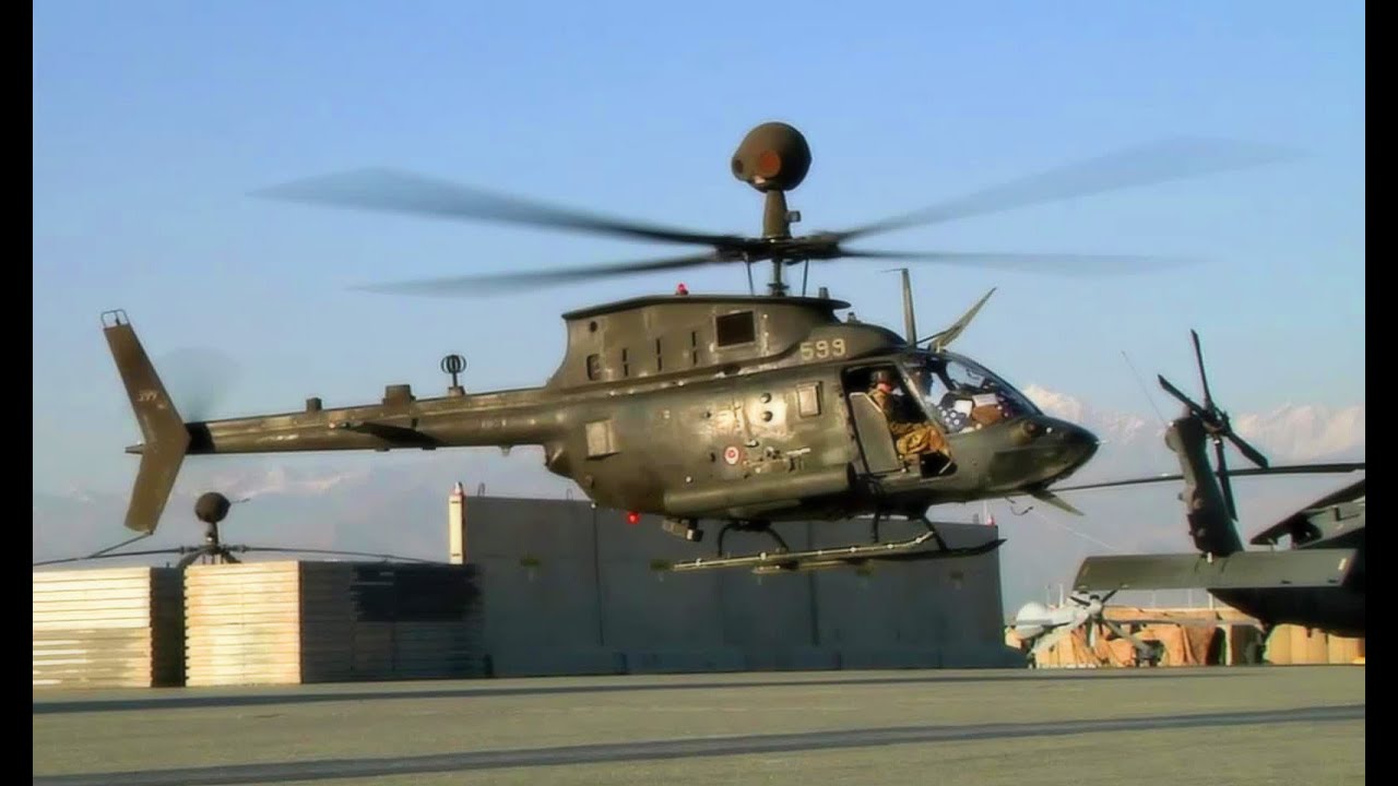 Oh 58D Kiowa Warrior Helicopters Youtube