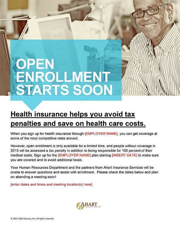 Open Enrollment Flyer Amulette