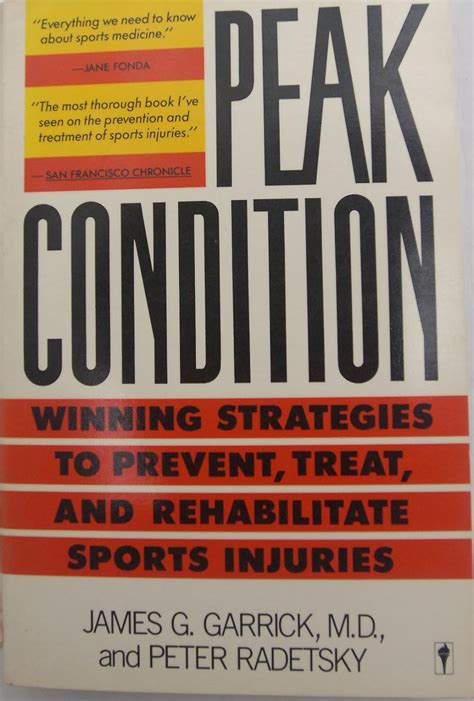 Peak Condition Winning Strategies To Prevent Treat And Rehabilitate