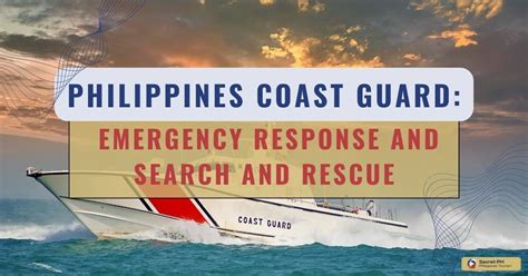 Philippines Coast Guard Emergency Response And Search And Rescue