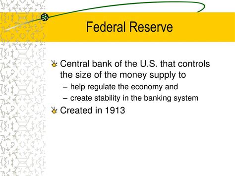 Ppt Federal Reserve System Powerpoint Presentation Free Download