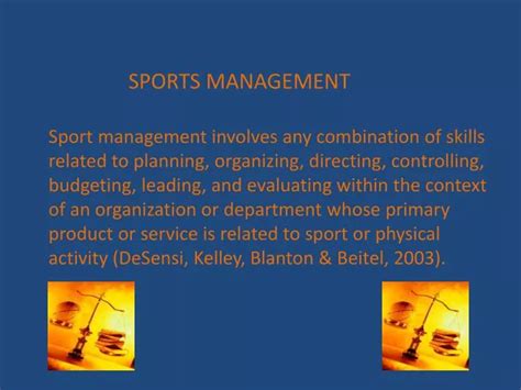 Ppt What Is Sport Management Powerpoint Presentation Free Download