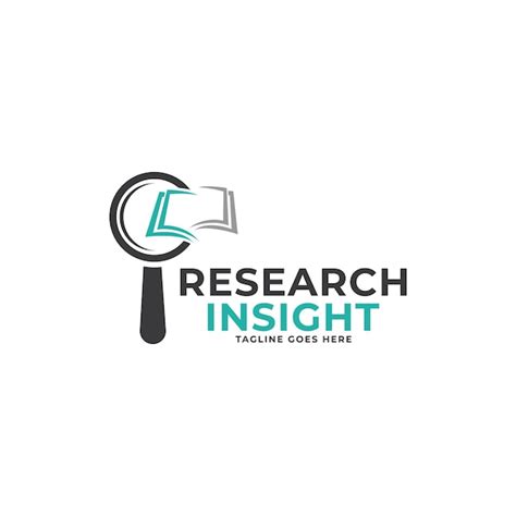 Premium Vector Research Insight Logo Icon Vector Template