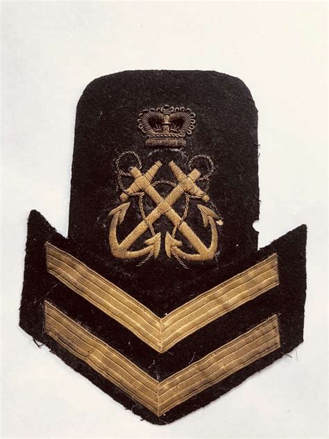 Royal Navy Petty Officer 1St Class Rank Badge