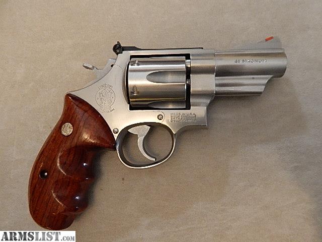 Smith And Wesson 41 Magnum With Scarce 8 3 8 Inch Barrel