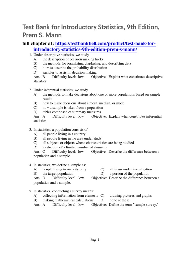 Solved Two Return To Blackboard Mar Introductory Statistics