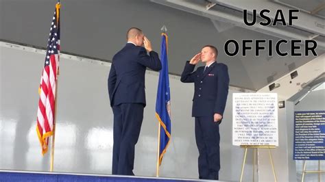 Taking The Air Force Officer Oath Of Commissioned Service