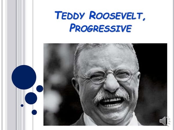 Teddy Roosevelt Progressive President