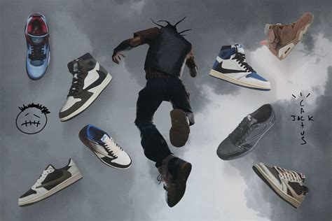 The History Of Travis Scott X Air Jordan Sneaker Collaborations Feature