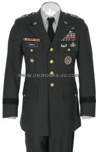 U S Army Male General Class A Army Green Uniform