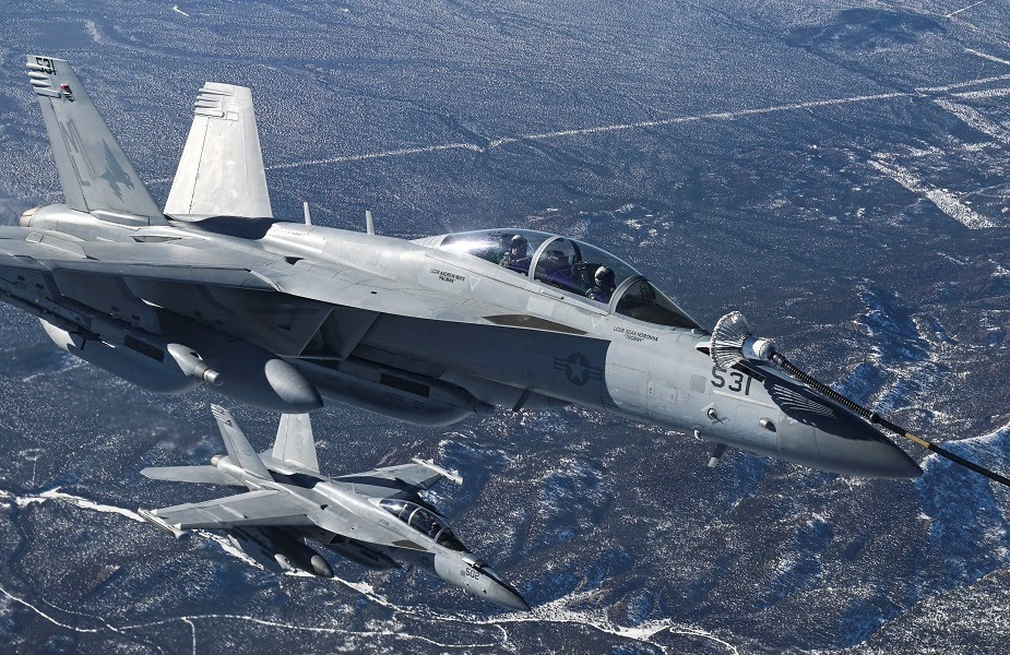 Uk Voyagers Refuel U S Navy Growlers During Red Flag Nellis 22 1