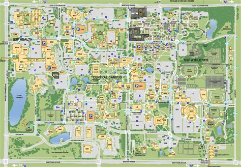 University Of South Florida Campus Map