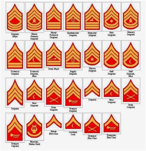 Us Marine Rank Abbreviations