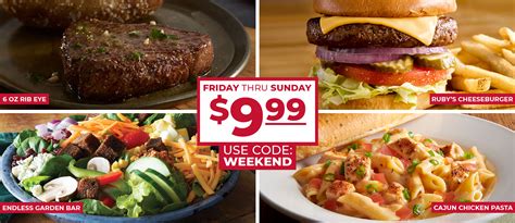 When Are Ruby Tuesday Specials Available? Discounts