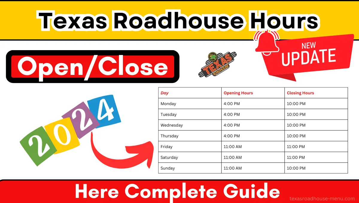 When Open Texas Roadhouse Green Bay? Hours Inside