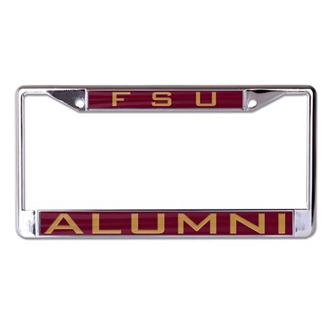 Wincraft Florida State Seminoles Alumni Inlaid Metal License Plate