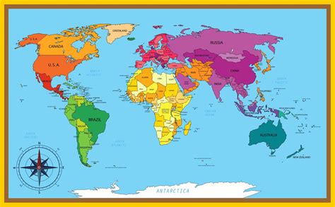 World Map Large Print Out