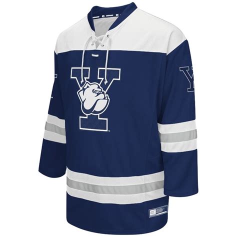 Yale Bulldogs Colosseum Hockey Jersey Navy Fanatics Com