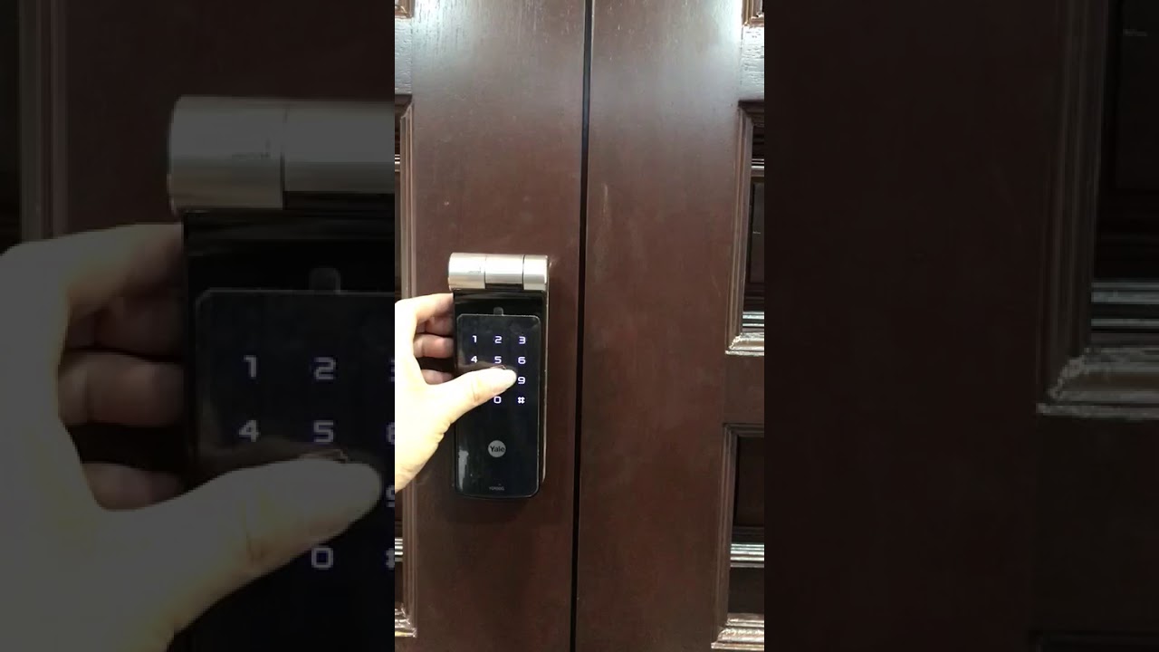 Yale Digital Door Lock Video Youtube