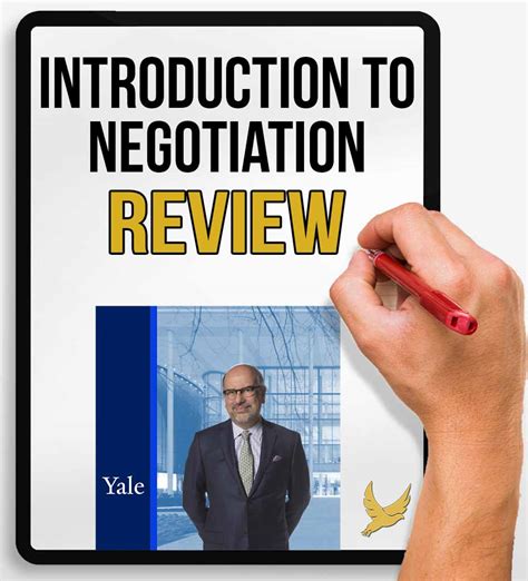 Yale Introduction To Negotiation