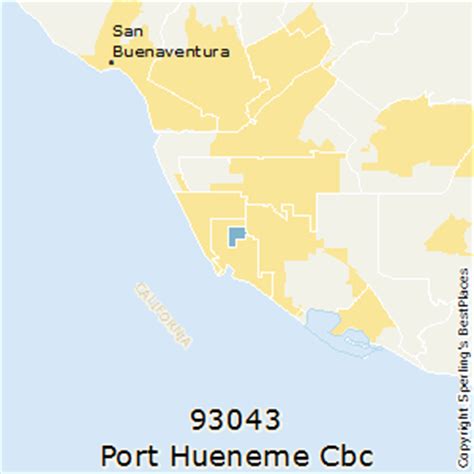 Zip Code 93043 Port Hueneme Cbc Base Ca Map Data Demographics And